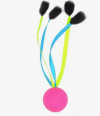 Игрушка нарисуй д/кота, ленты с норковыми кончиками